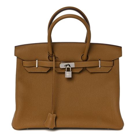 HERMES Togo Birkin 35 Bronze Dore 1013082.